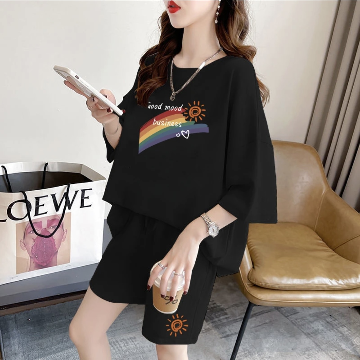 T-Shirts - Fashion women's summer shorts set, sportswear,