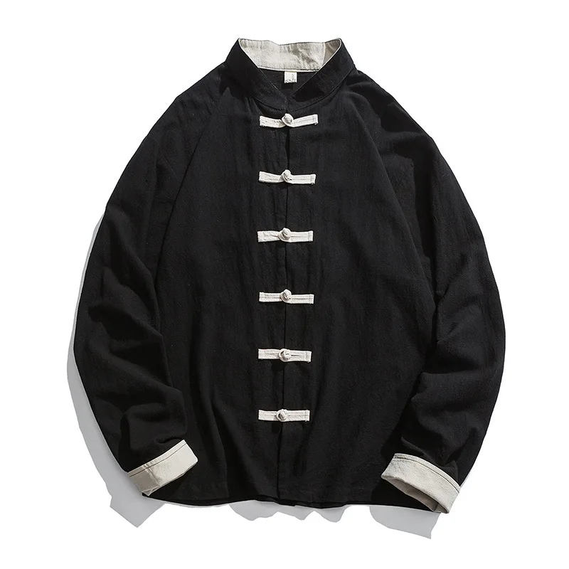 2020 New Kimono Jacket Men Tra - Mens Linen Shirt Long Sleeve review and price