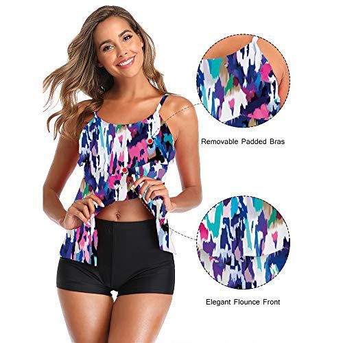 Woman Bikini Floral Print Tank - Shorts review and price