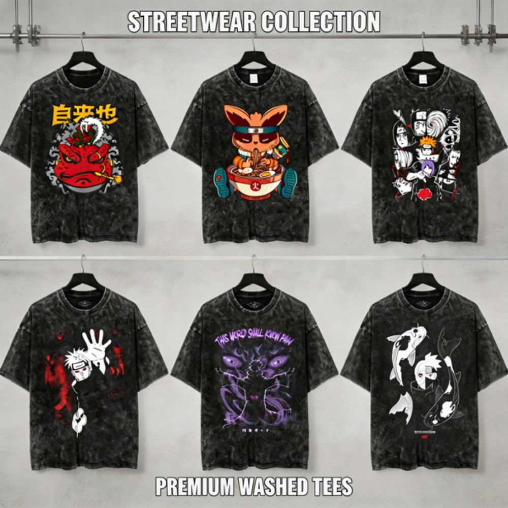 distressed wash T Shirt Naruto - Acid Wash Vintage Graphic T Shirt review and price