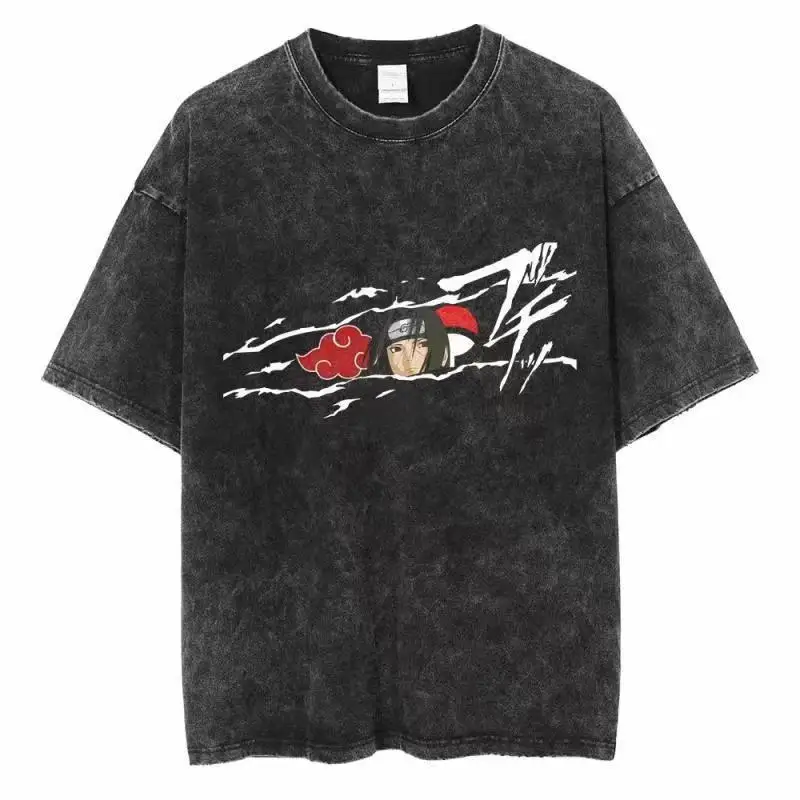 distressed wash T Shirt Naruto - Acid Wash Vintage Graphic T Shirt review and price