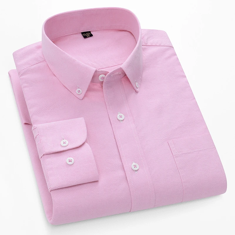100%cotton oxford long-sleeve  - Oxford Cotton Casual Shirt Business review and price