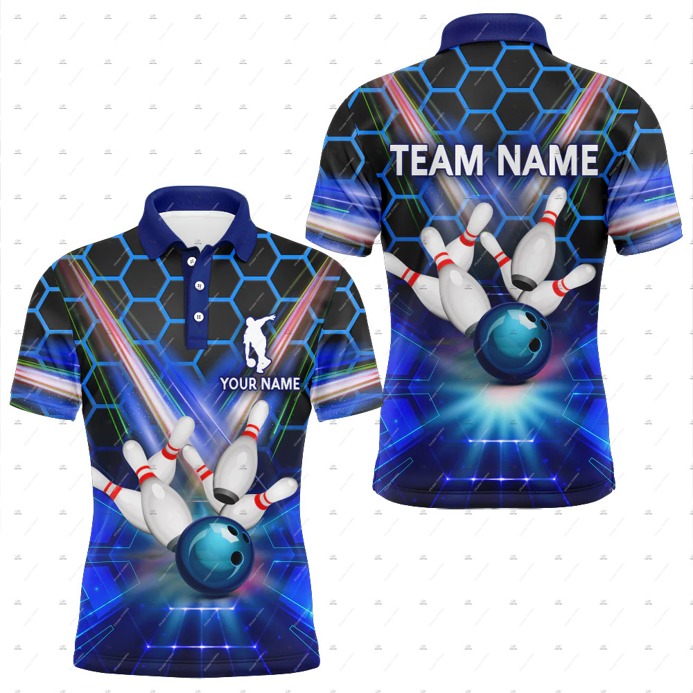 Custom Name Bowling Skull Flam - Short Sleeve Bowling Shirt Retro review and price