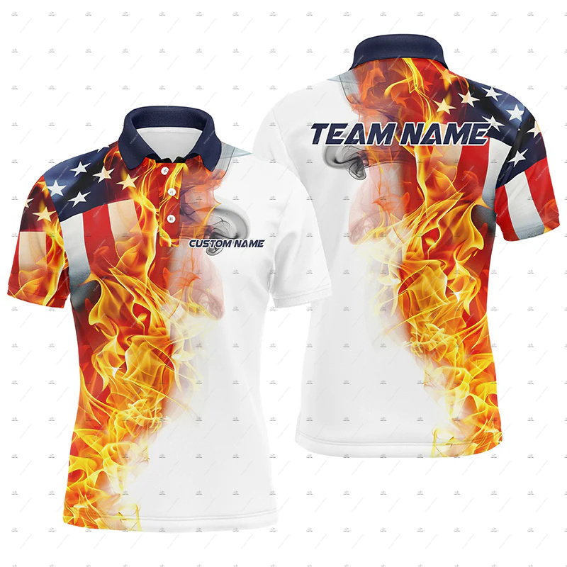 Custom Name Bowling Skull Flam - Short Sleeve Bowling Shirt Retro review and price