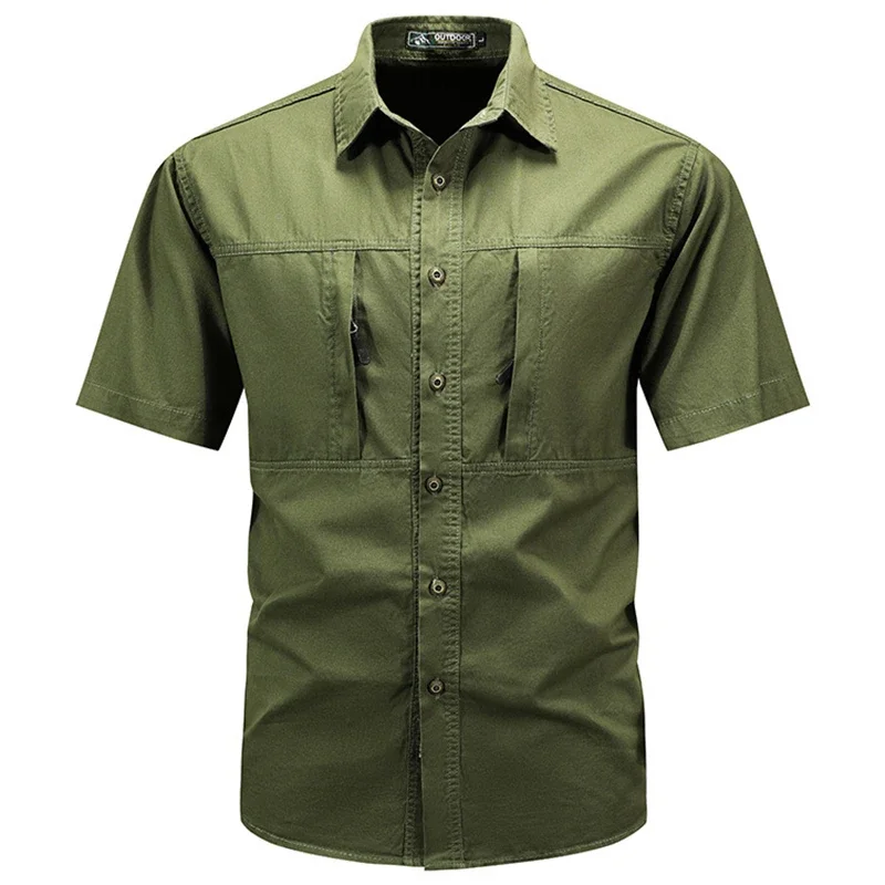 Men's Tactical Short-sleeved S - Tactical Military Shirt Cargo review and price