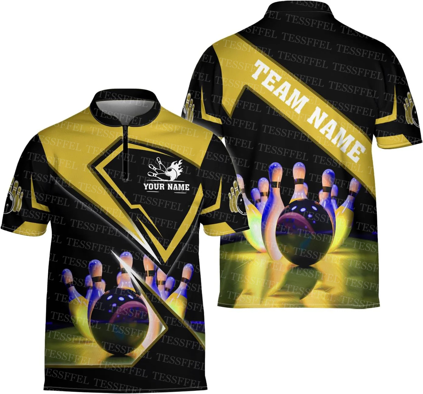 Custom Name Graffiti Flame Str - Short Sleeve Bowling Shirt Retro review and price