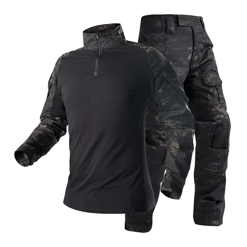 Men's Tactical Combat Uniform  - Tactical Military Shirt Cargo review and price
