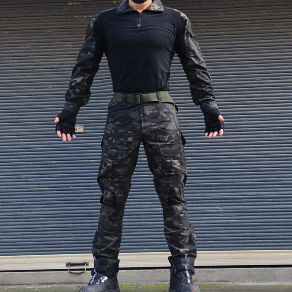 Men's Tactical Combat Uniform  - Tactical Military Shirt Cargo review and price