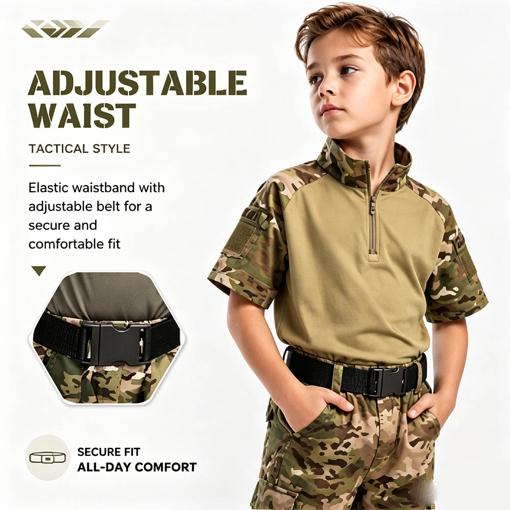 Kids Camouflage Tactical Frog  - Tactical Military Shirt Cargo review and price