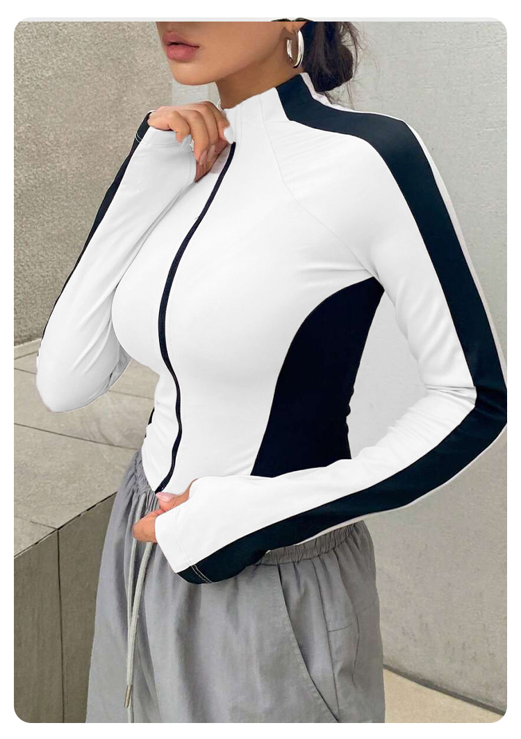 Yoga Clothes Stand Up Collar J - Jackets review and price
