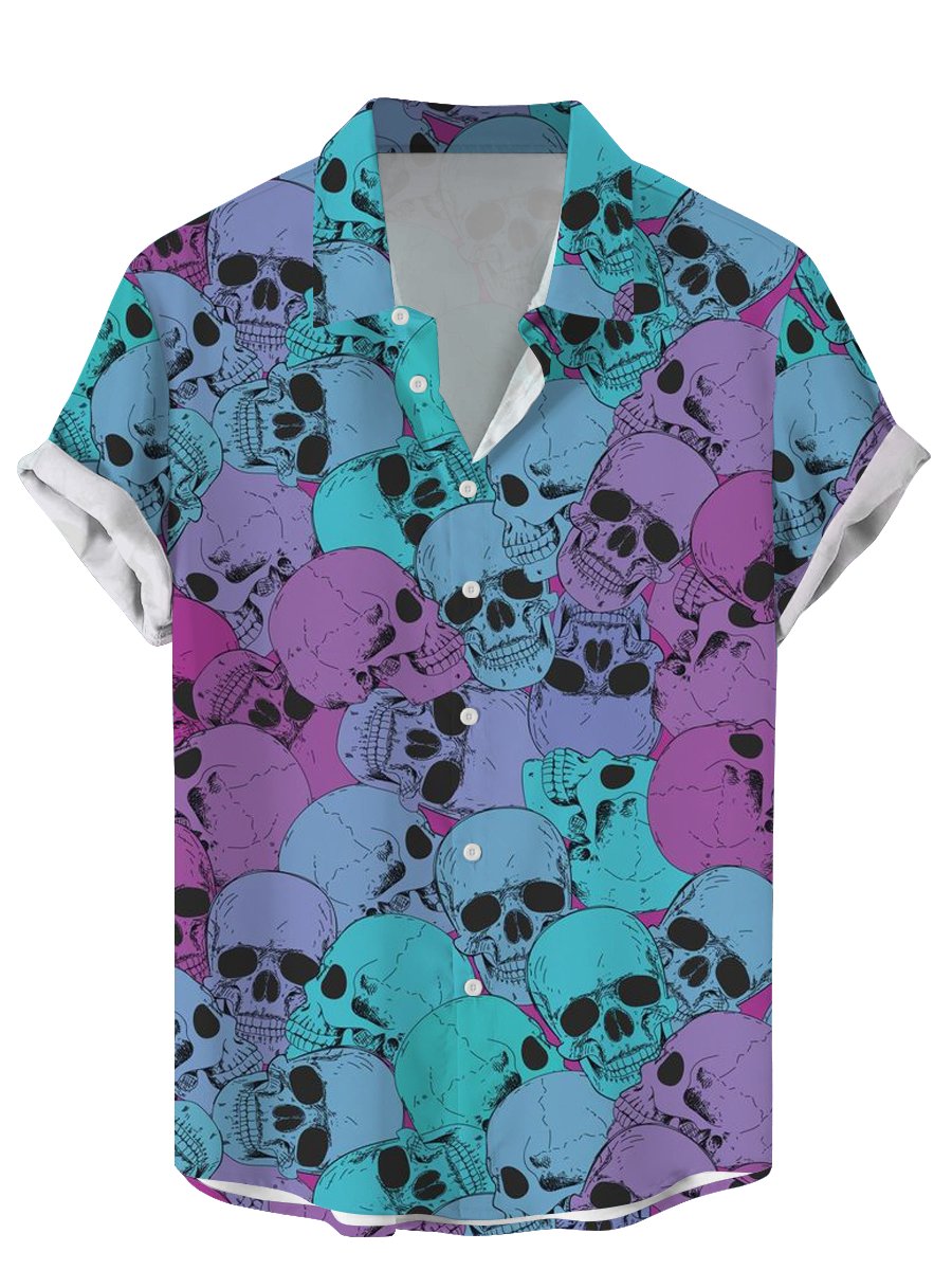 Vintage Skull Floral Men's Shi - Vintage Hawaiian Floral Shirt review and price