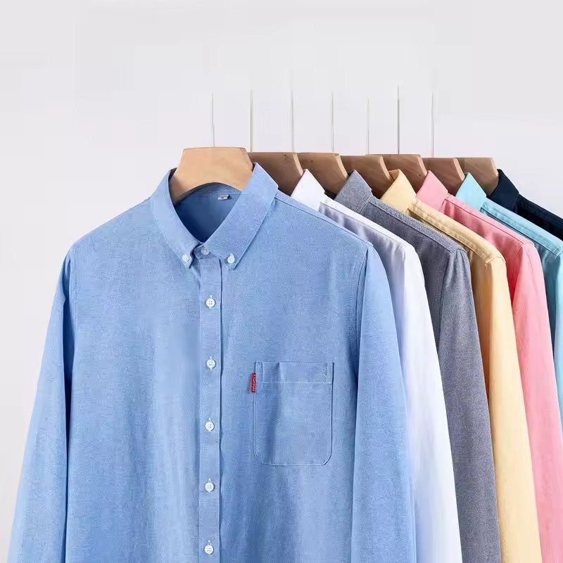 100% Pure Cotton Men's Busines - Oxford Cotton Casual Shirt Business review and price