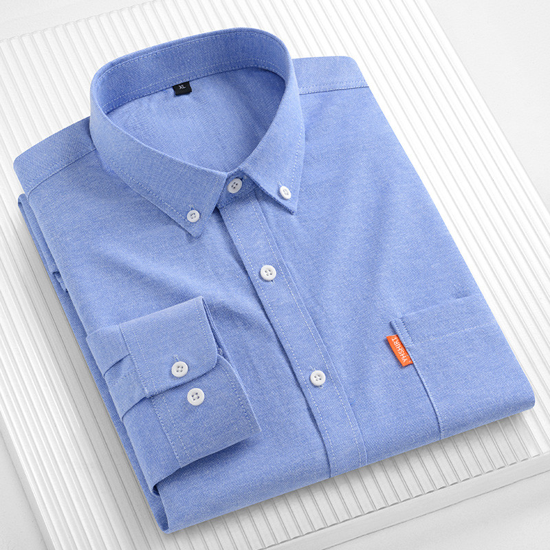 100% Pure Cotton Men's Busines - Oxford Cotton Casual Shirt Business review and price