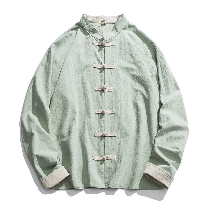 2026 New Kimono Jacket Men Tra - Mens Linen Shirt Long Sleeve review and price