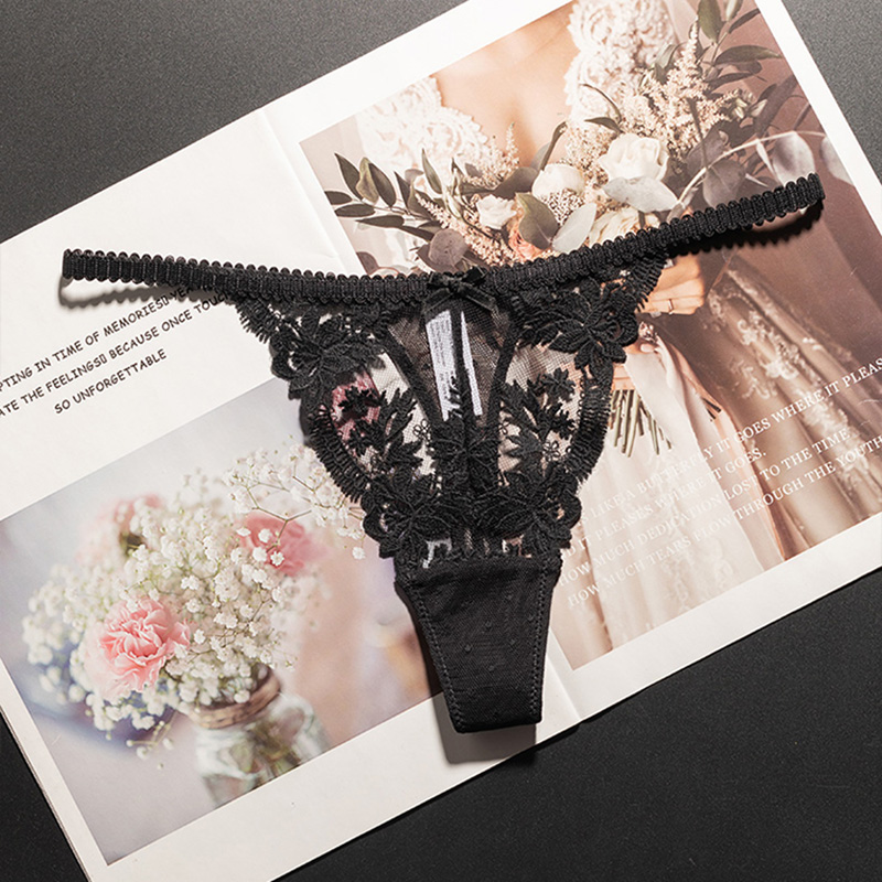 Lace Panties Sexy Thong Women  - Underwear review and price