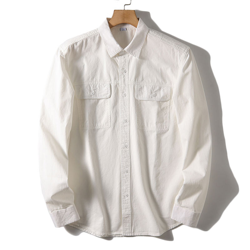 New Men's Business Fashion Cas - Oxford Cotton Casual Shirt Business review and price
