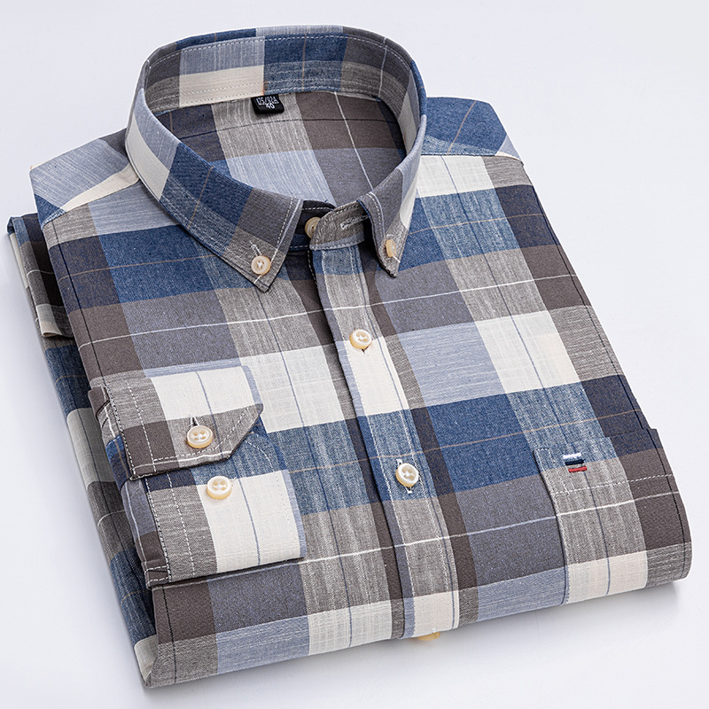 Men's Casual Shirts Cotton Oxf - Oxford Cotton Casual Shirt Business review and price