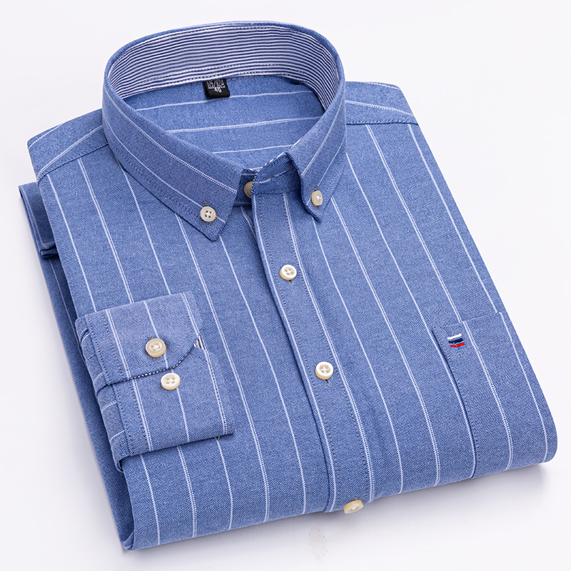 Men's Casual Shirts Cotton Oxf - Oxford Cotton Casual Shirt Business review and price