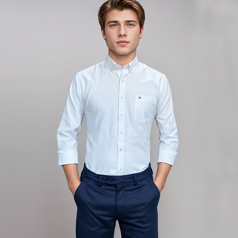 Men's 100% Cotton Shirt Long S - Oxford Cotton Casual Shirt Business review and price