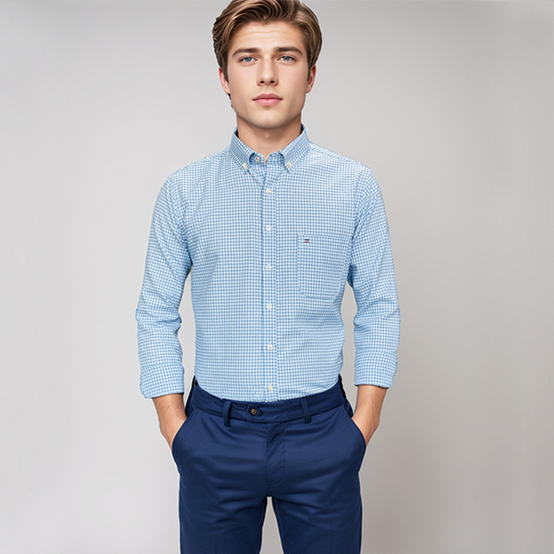 Men's 100% Cotton Shirt Long S - Oxford Cotton Casual Shirt Business review and price