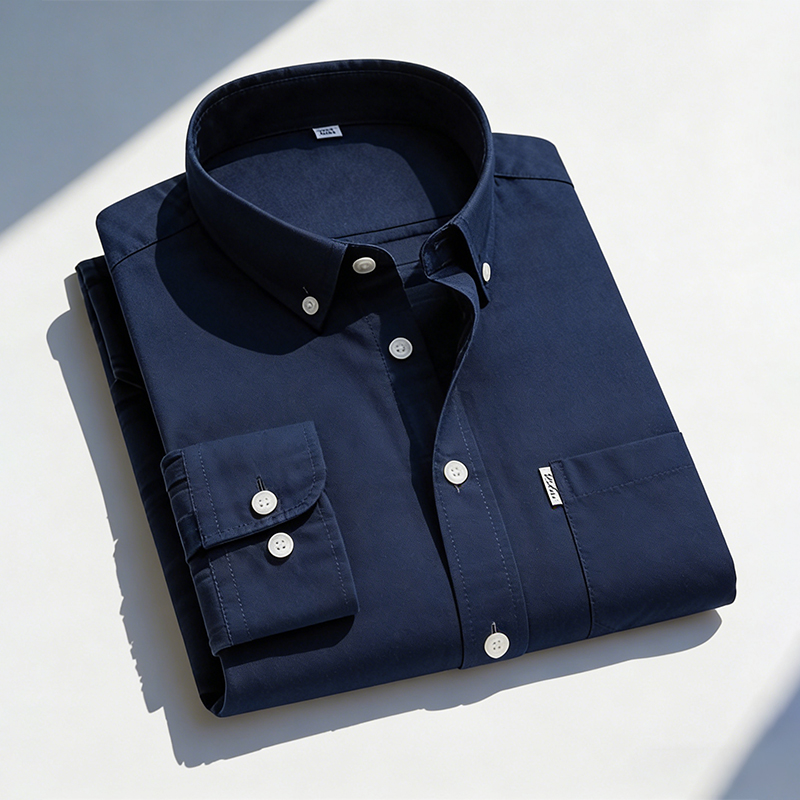 Men's Pure Cotton Oxford Solid - Oxford Cotton Casual Shirt Business review and price
