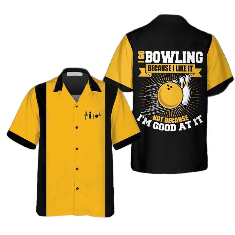 Classic Retro Bowling Ball Pri - Short Sleeve Bowling Shirt Retro review and price