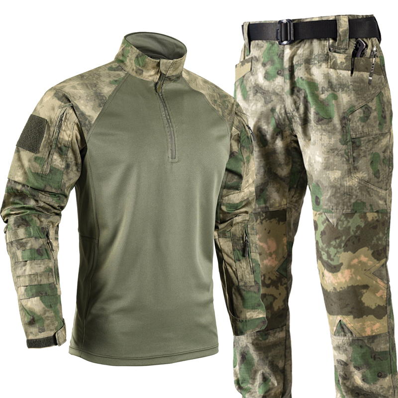 Men's Tactical Combat Uniform  - Tactical Military Shirt Cargo review and price