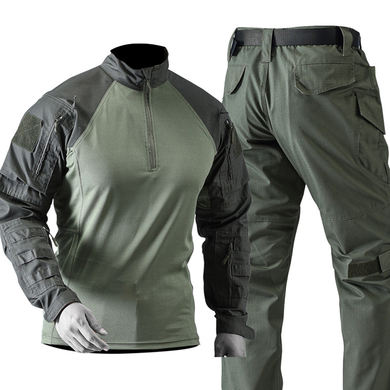 Men's Tactical Combat Uniform  - Tactical Military Shirt Cargo review and price