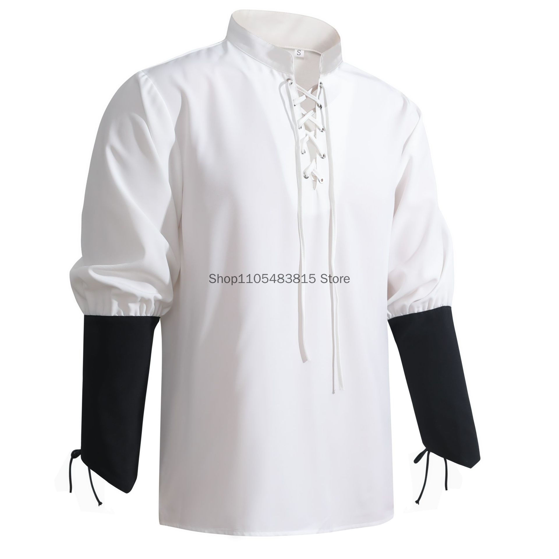 Pirate Shirt for Men - Medieva - Medieval Gothic Lace Up Pirate Shirt review and price