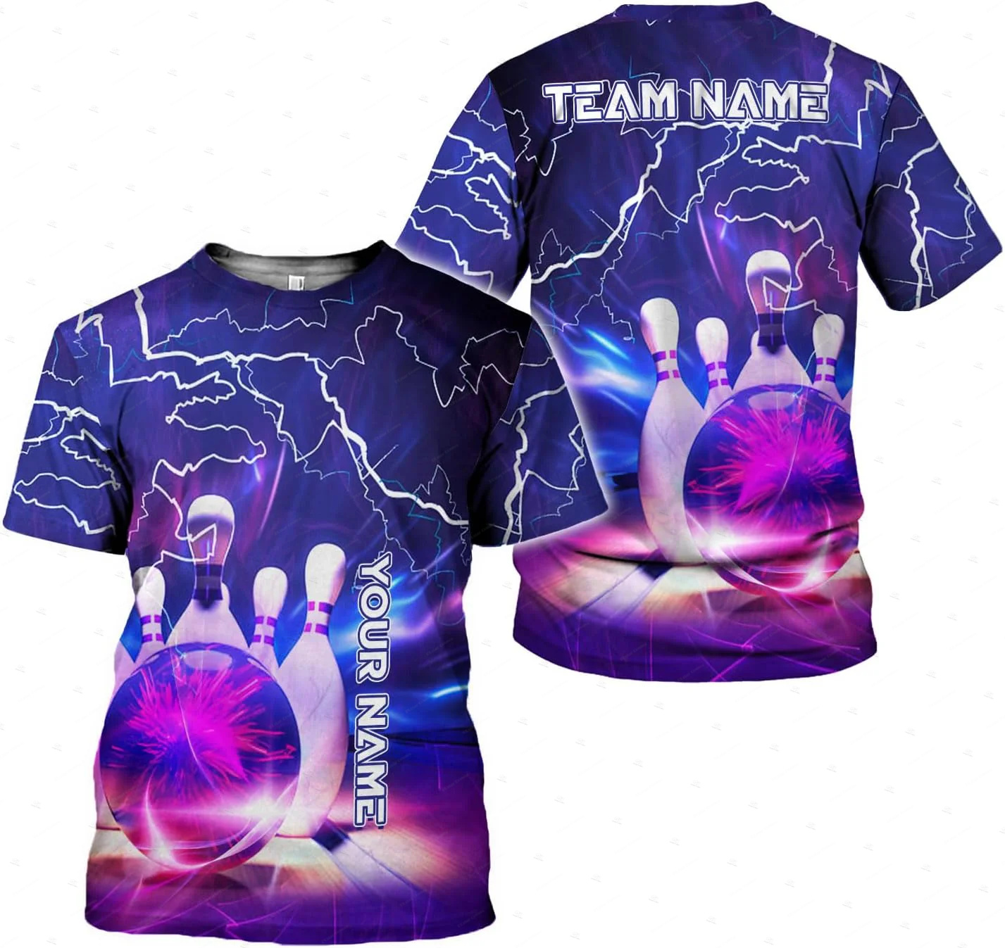 Custom Name Gradient Bowling F - Short Sleeve Bowling Shirt Retro review and price