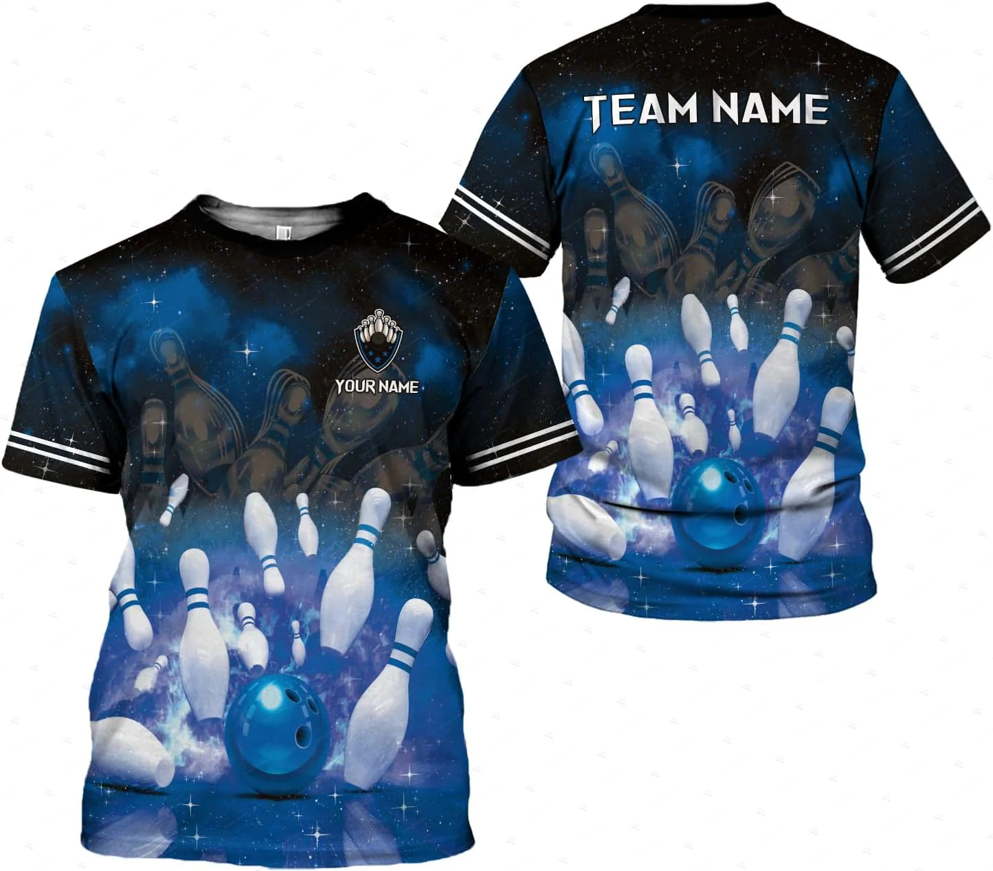 Custom Name Gradient Bowling F - Short Sleeve Bowling Shirt Retro review and price