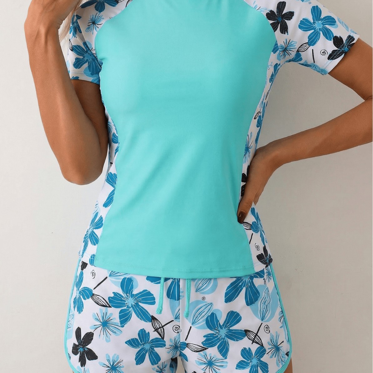 Woman Tankini With Shorts Crop - Shorts review and price