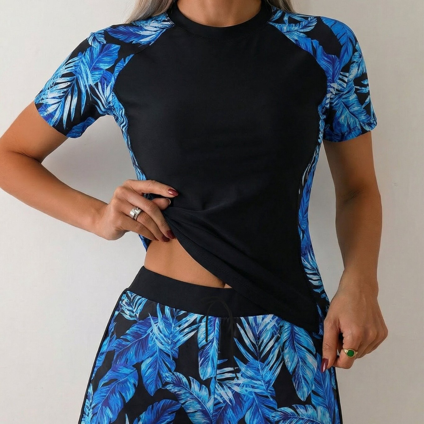 Woman Tankini With Shorts Crop - Shorts review and price