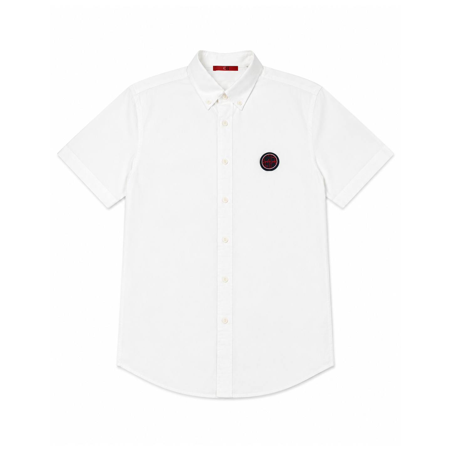 CH Men's White Oxford Short Sl - Oxford Cotton Casual Shirt Business review and price